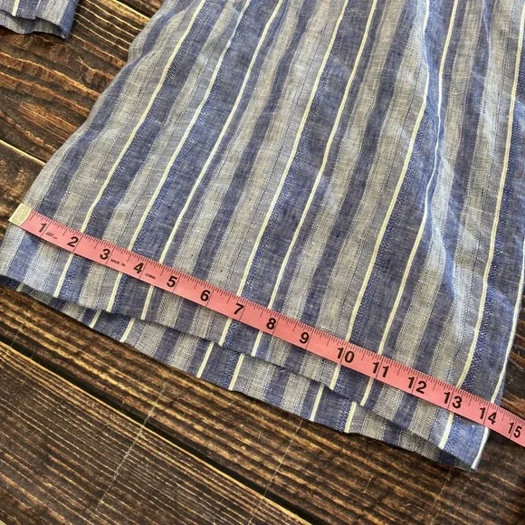 Club Monaco Allentin Linen Blend Jumpsuit Strapless Wide Leg Size 2 - Picture 11 of 13